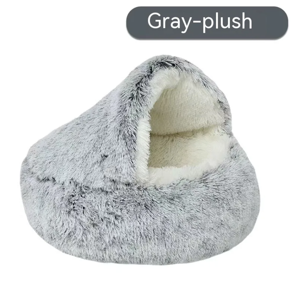 CozyTail™ Snuggle Cave Bed
