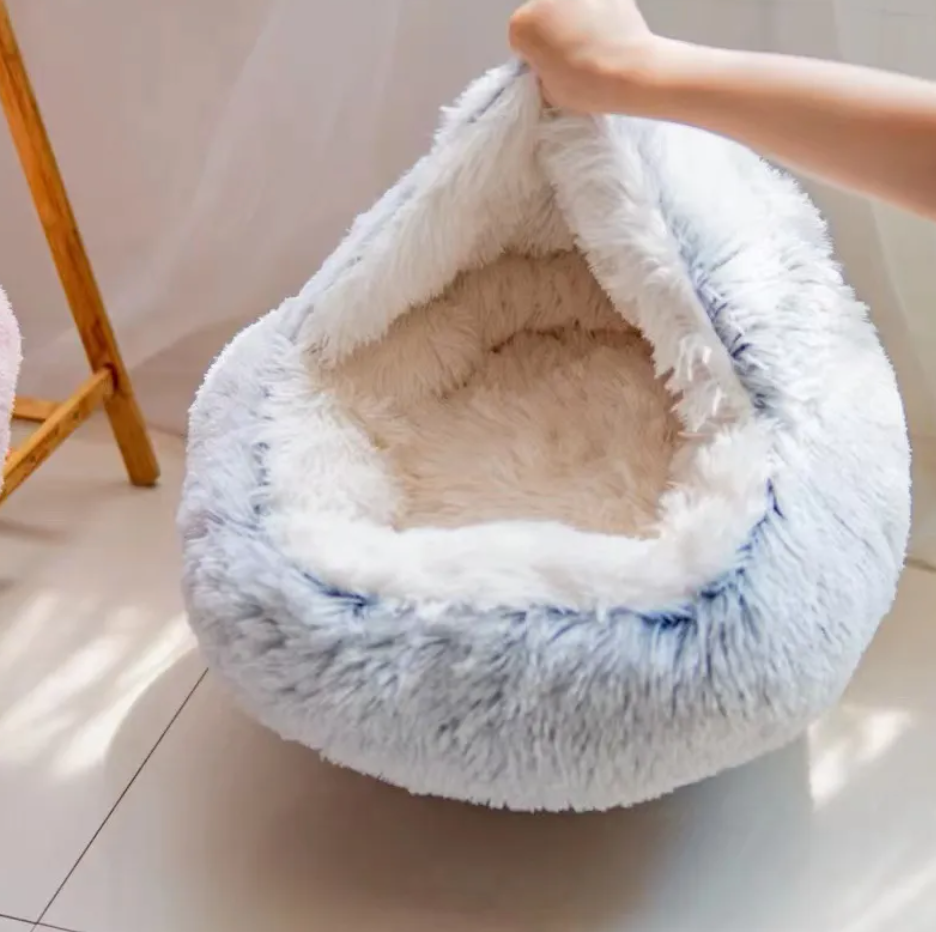 CozyTail™ Snuggle Cave Bed