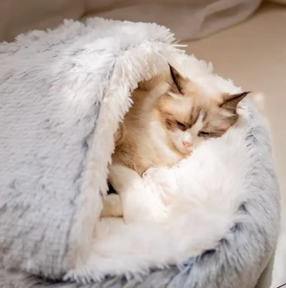 CozyTail™ Snuggle Cave Bed