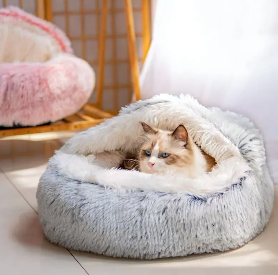 CozyTail™ Snuggle Cave Bed