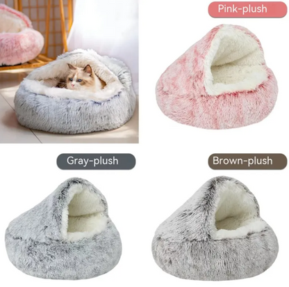 CozyTail™ Snuggle Cave Bed
