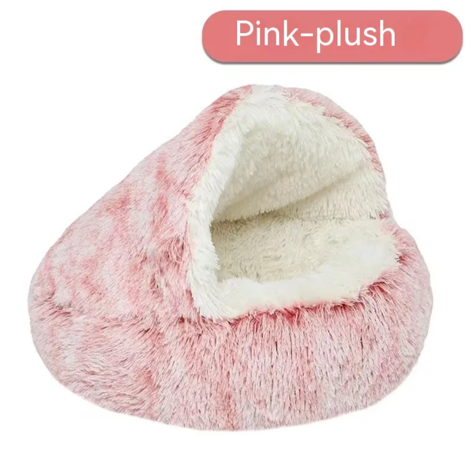 CozyTail™ Snuggle Cave Bed